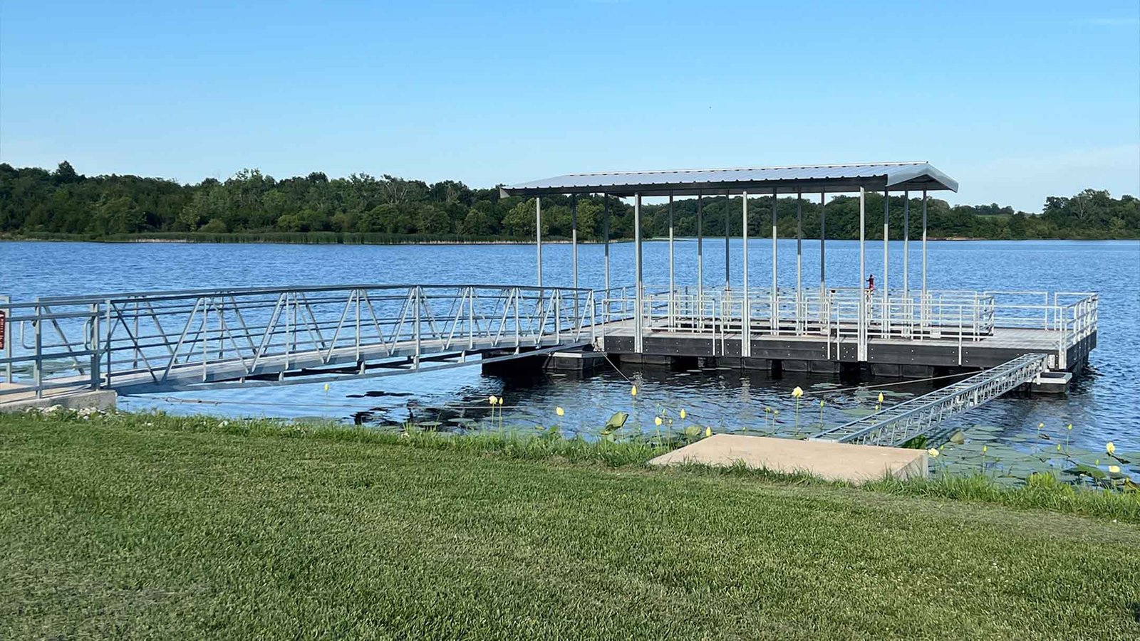 Marceline Reservoirs - New Res dock | VisitMarceline.com